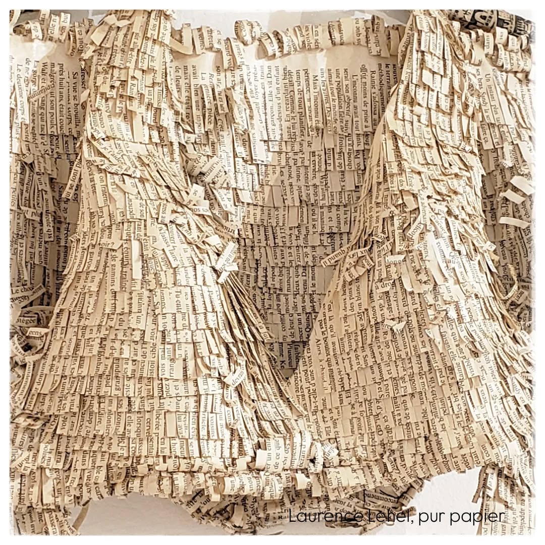 "Maillot de bain poilu", actuellement exposé à Viroflay dans la galerie À l'écu de France.
#sculpturepapier #papersculpture
#viroflay #galeriealécudefrance
#laurencelehel #purpapier #paperartiste