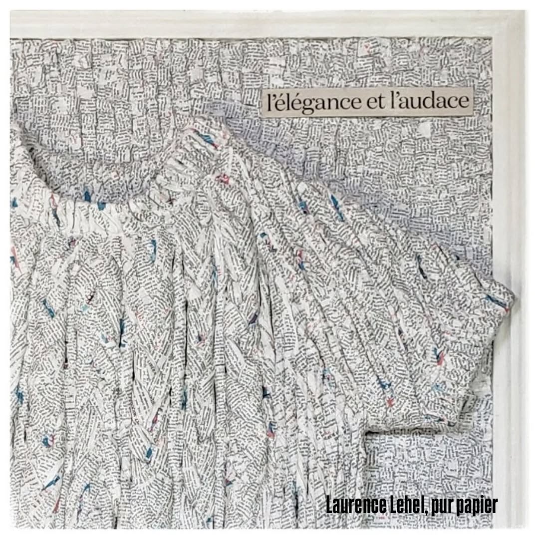 "L'élégance et l'audace"
J'ai la joie de participer au prochain @salondesbeauxarts au
@refectoiredescordeliers
#laurencelehel #sculpturepapier #purpapier