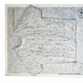 "L'élégance et l'audace" sera exposé du 10 au 14 décembre au @salondesbeauxarts au @refectoiredescordeliers
#laurencelehel #purpapier #paperartiste
#sculpturepapier #papersculpture