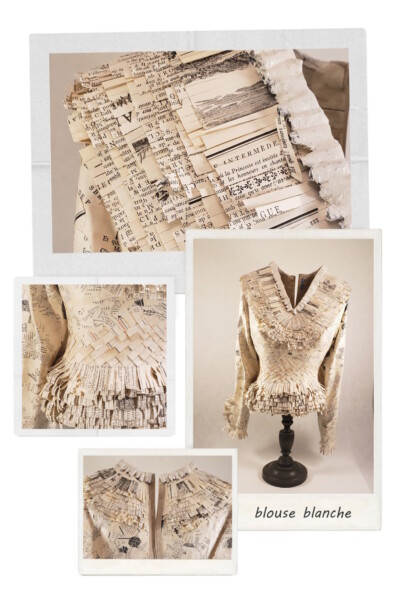 Une blouse blanche en papier Une blouse blanche en papier