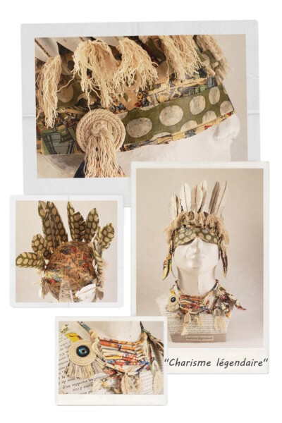 Buste en papier "Charisme légendaire" Buste "charisme légendaire"