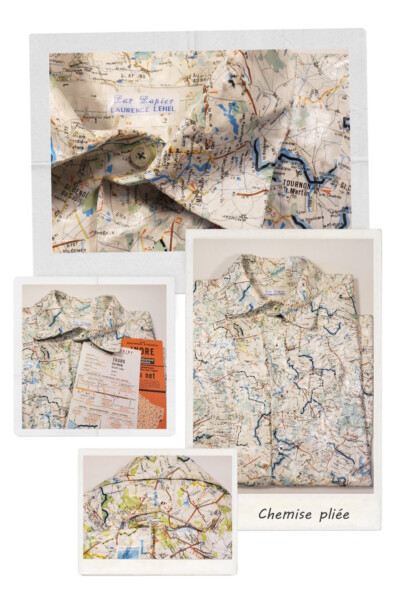 Chemise pliée en papier Chemise pliée
